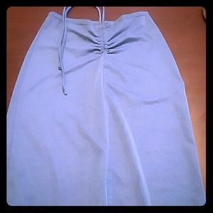 Long very pretty blue skirt with slit xs-s